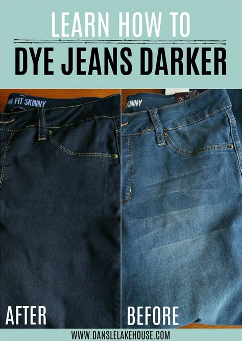 dye jeans darker|how to dye denim darker.